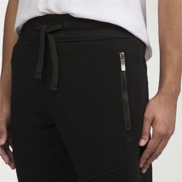 Akademiks Men’s Size Small Athletic Athleisure Zip Pocket Sweatpants Black - Picture 8 of 8